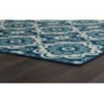 thumbnail image 5 of 3x8 Water Resistant, Indoor Outdoor Runner Rugs for Patios, Hallway, Entryway, Deck, Porch, Balcony or Kitchen | Outside Area Rug for Patio | Navy, Floral | Size: 2'7'' x 7'3'', 5 of 7
