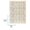 thumbnail image 3 of Livabliss Washable Rugs for Living Room, 2x3 Amelie Traditional Medium Green Area Rug, Bedroom Dining Room Home Decor Stain Resistant Carpet (2' x 2'11"), 3 of 5