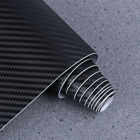 Worgeous  Automotive Vinyl Wraps Fiber Car Decals Stickers Decor Black