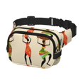 thumbnail image 2 of Easygdp African Women Fanny Packs para Mujeres y Hombres, Bolsa de Cinturón, Bolsos de Cruz para Trabajo/Correr/Senderismo, 2 of 9