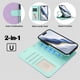 thumbnail image 5 of Para iPhone 16 Plus Bolso Protector con Bloqueo RFID 2 en 1 Funda Tipo Billetera Bicolor Desmontable Funda con Tapa Magnética Bolsillo con Múltiples Ranuras para Tarjetas, 5 of 7