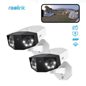 Reolink 16MP Telecamera WiFi Esterno 180° Duo 3 WiFi x1 + 4K PTZ TrackMix Wi -Fi, Rilevamento di Persona/Veicolo/Animale, WiFi 6 Dual-Band, Visione Notturna con Faretti Reolink 16MP Telecamera WiFi Esterno 180° Duo 3 WiFi x1 + 4K PTZ TrackMix Wi -Fi, Rilevamento di Persona/Veicolo/Animale, WiFi 6 Dual-Band, Visione Notturna con Faretti