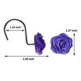 thumbnail image 4 of Norbi 12 Pcs Shower Curtain Hooks Set Rose Flower Shower Curtain Hooks Anti-rust Decorative Resin Hooks Decoration for Bathroom Baby Room Bedroom Living Room, 4 of 6