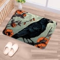 thumbnail image 5 of Crow Polyester Non-Slip Outdoor Carpet Door Mat - Machine Washable Door Rugs, 5 of 6