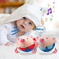 thumbnail image 3 of Jumping Pig Charging Edition Jumping Ball Plush Toy Recording Singing Cute Bounce Toy, 3 of 4