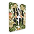 thumbnail image 3 of Wash Flower Blossom Bath Sign Botanical & Floral Graphic Art Gallery Wrapped Canvas Print Wall Art, 3 of 7