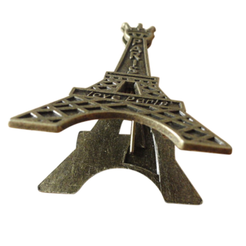 Eiffel Tower Decoration Photo Memo Clip Stand Display Holder Card Hom  WRD 