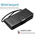 thumbnail image 5 of 6.5" Galaxy A03S 5G Wallet Case, Samsung Galaxy A03S 5G 2021 PU Leather Case, Njjex Luxury PU Leather 9 Card Slots Holder Carrying Folio Flip Cover Kickstand & Hand Strap, 5 of 5
