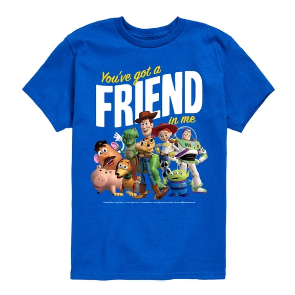 Toy Story - You've Got a Friend In Me - Toddler And Youth Short Sleeve Graphic T-Shirt