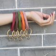 thumbnail image 4 of GFDYREE Silicone Wrist Rhombic Keychain Circle Bracelet Rubber Bangle Round Keyring, 4 of 7