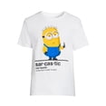 thumbnail image 4 of Minions T-Shirt Men's Phil Sarcastic Short Sleeve Graphic Top, 4 of 5