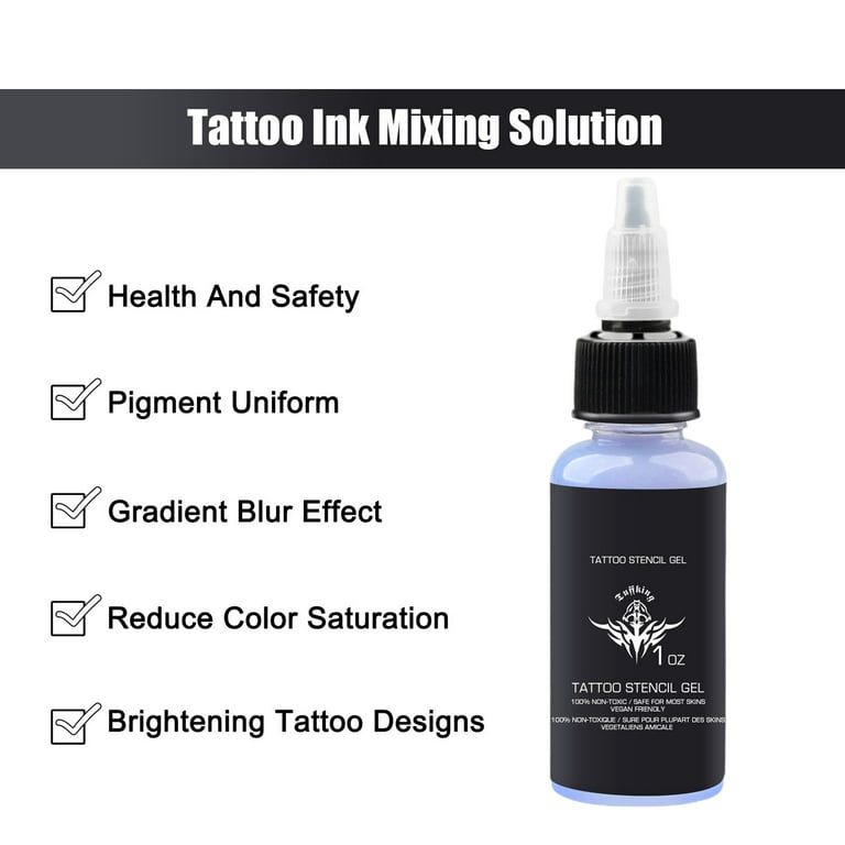 Cheap Stencil Transfer Gel Bottled Saturated Color Non-fading
