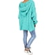 thumbnail image 3 of ICHUANYI Clearance Women Fashion Loose Large Size Color Hood Long Sleeves Sweater Tops(Sky Blue, S) ICHUANYI WER2023081014885, 3 of 8