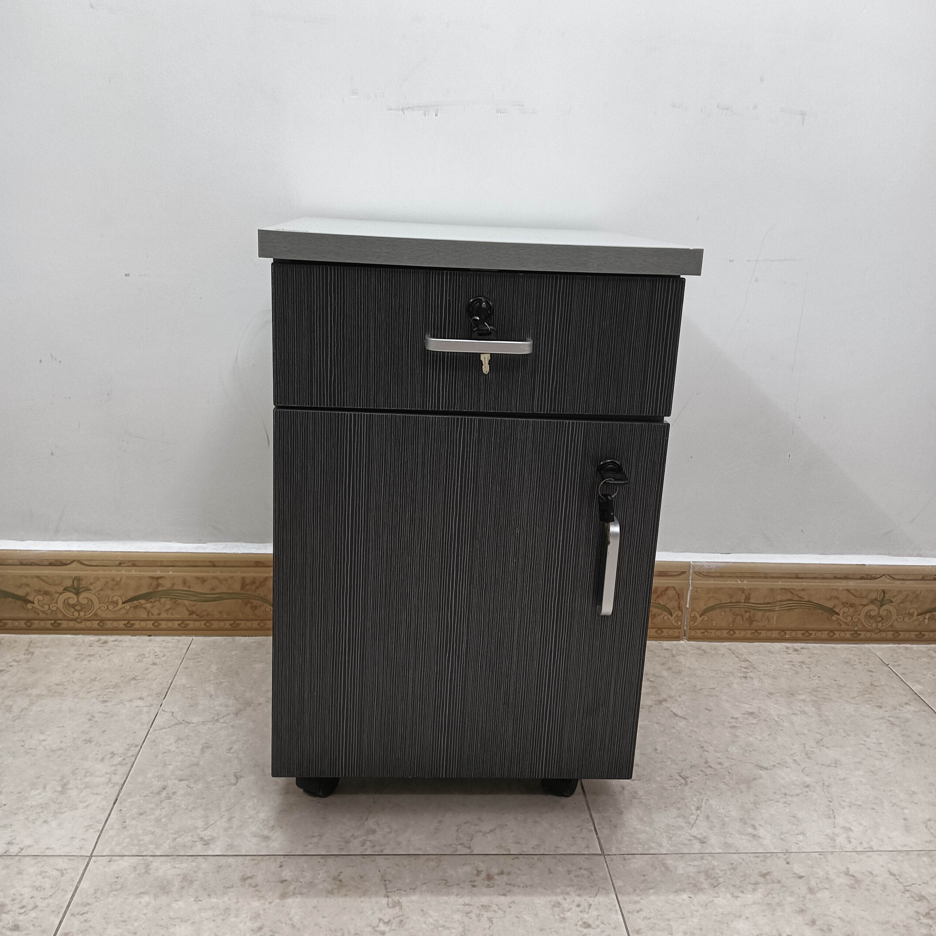 Kalophus Furniture Storage Cabinet with Drawer and Door, Lockable, for Office/Home