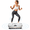 White, variant on Wheelive Vibration Plate Exercise Machine, 200W Full Body Workout Platform for Strength Toning and Fat Loss, 120 Adjustable Speeds, Supports 330 lbs,Black