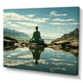 thumbnail image 2 of Designart "Balancing Act In Yogic Horizon II" Yoga Canvas Prints, 2 of 7