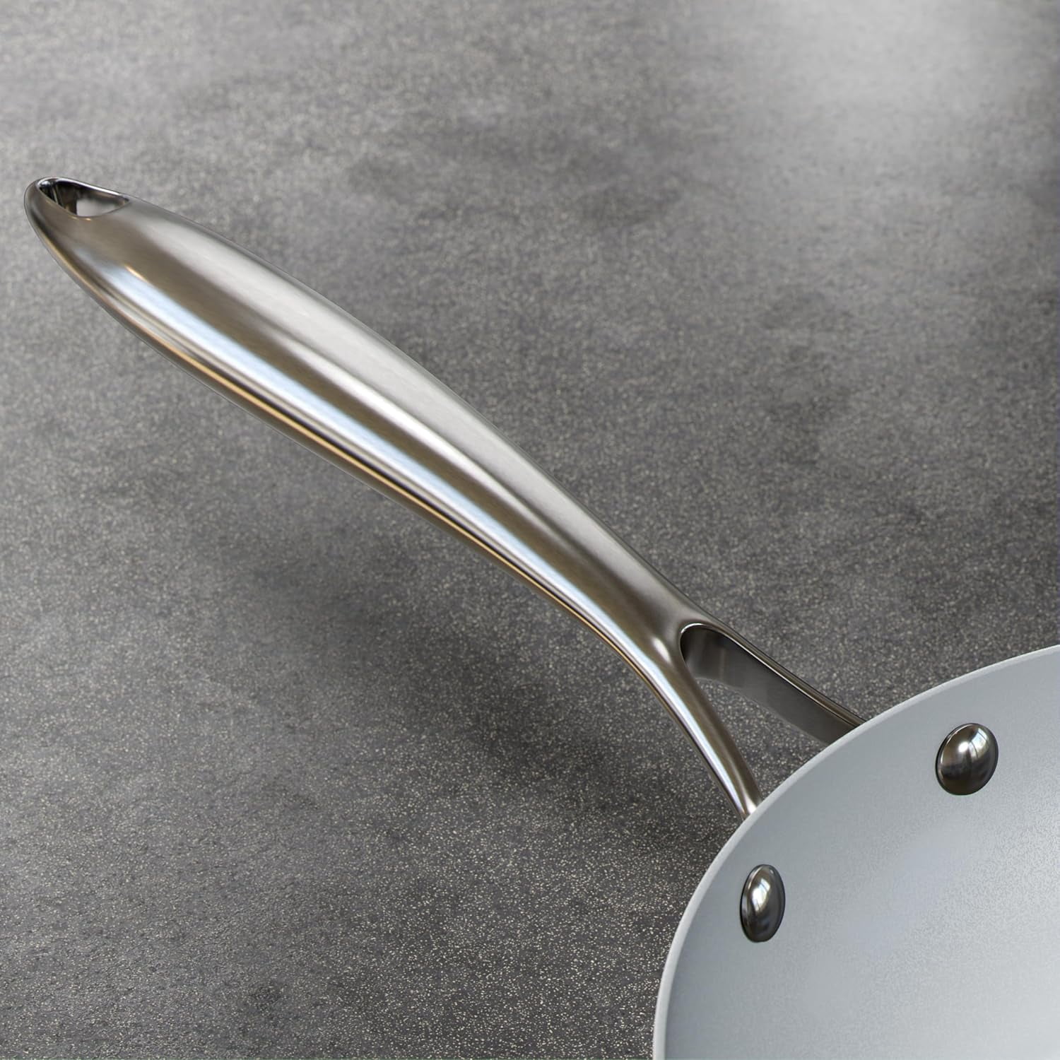 3 Piece Ceramic Frying Pan Set - 8, 10, 12 Inch Non Stick, Non Toxic, Dishwasher and Oven Safe