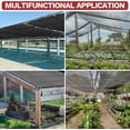 thumbnail image 7 of ShadeMart 30% Shade Cloth for Plant, Black 12FT x 13FT Custom Size Outdoor Shade Tarp, Shade Cover with Upgrade Grommets and Zip Ties, Netting Sunblock Net for Vegetables Flower Garden Greenhouse, 7 of 7