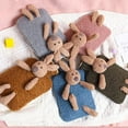 thumbnail image 3 of Hot Water Bottle Bag with 3D Cozy Soft Rabbit Cover, Portable Rubber Reusable Hand Warmer Hand Foot Hot Water Bag for Pain Relief Cold Therapy Winter Gift, 3 of 7