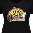 thumbnail image 4 of Inktastic I'm a 50's Kid 1950's Style Birthday Jukebox Women's Plus Size T-Shirt, 4 of 5