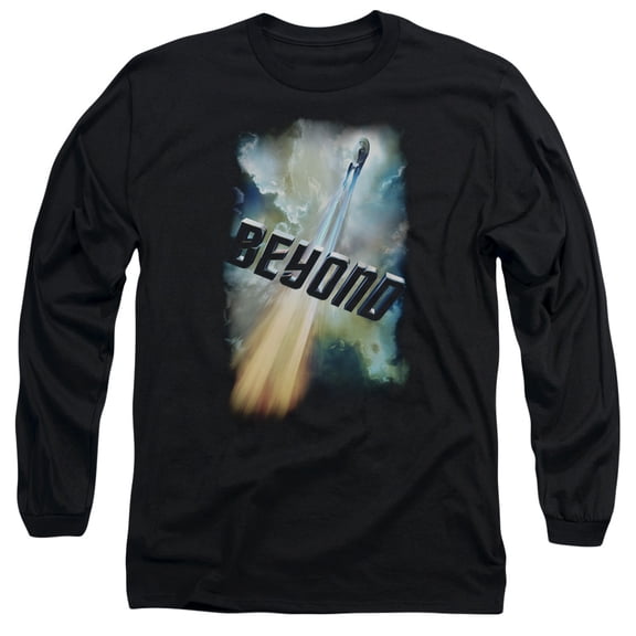 Star Trek Beyond Beyond Poster Long Sleeve Adult 18/1 T-Shirt Black