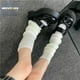 thumbnail image 2 of Lolita-calcetines largos de punto para mujer, calentadores de piernas, cubierta de pie cálida, calentador de brazos blanco, calcetines de ganchillo, puños de botas, Otoño e Invierno, 2 of 4