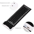 thumbnail image 4 of Mini teclado Bluetooth inalámbrico portátil, resistente al agua, plegable para ordenador portátil/PC/teléfono, teclado inalámbrico (negro), 4 of 5