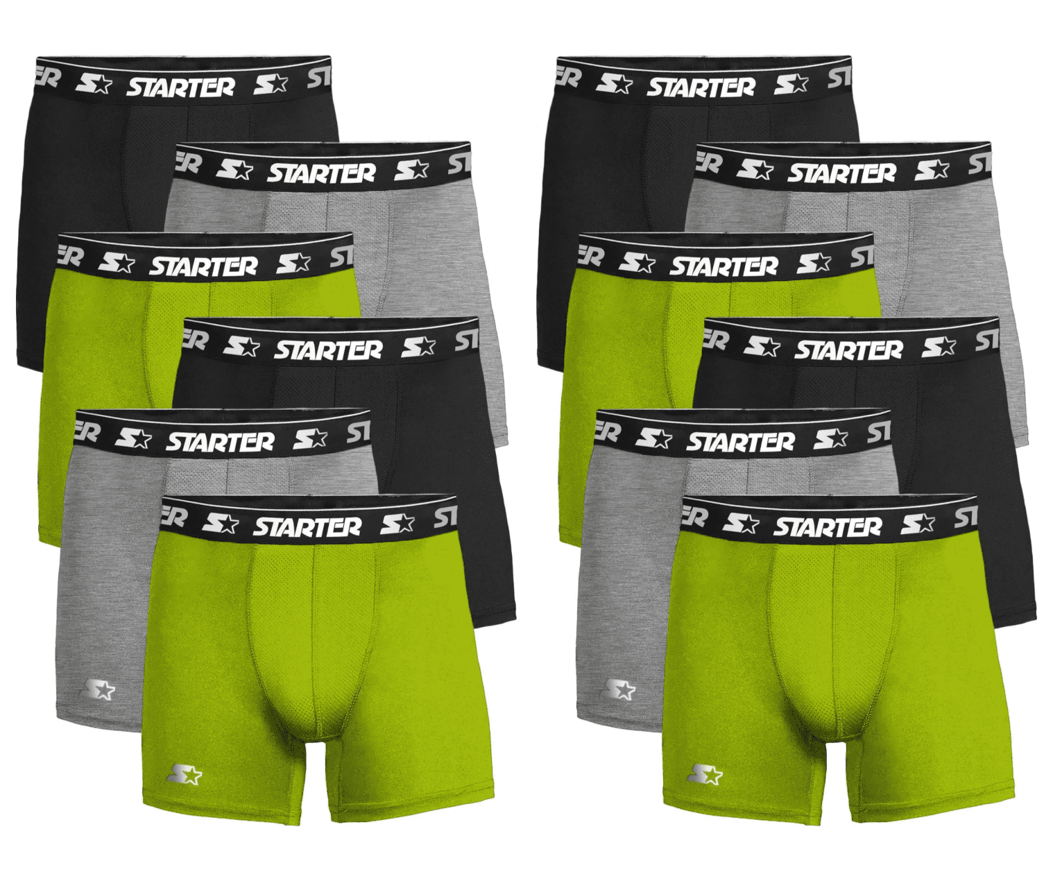 Black/Light Heather Grey/Lime