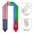 thumbnail image 2 of Eritrea & USA United States Flag Shawl Sash Stole Graduation Shawls Wraps Scraf For International Study, 2 of 5