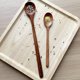 thumbnail image 4 of Juego de 3 cucharas mezcladoras de madera con mango largo de 13 pulgadas con 3 piezas de 9 pulgadas, 4 of 5