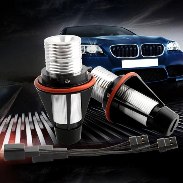 2 uds Led Angel Eyes luz antiniebla faro lámpara de circulación diurna para Bmw E39 E53 E60