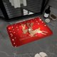 thumbnail image 3 of Alfombra antideslizante Padre de alces Rectangur Red Fnnel Absorbente para el año Decoración de Interior de Navidad E Yotijar Alfombra manta, 3 of 8