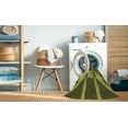 thumbnail image 2 of Ahgly Company Tapis Rectangulaire Lavable en Machine Intérieur Transitionnel Vert Armée, 7 Pieds x 9 Pieds, 2 of 7