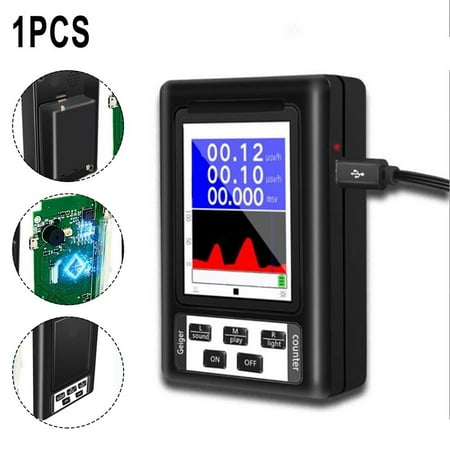 

Cogfs 1 Pcs BR-9B Nuclear Radiation Detector Color Display Geiger Counter X-ray