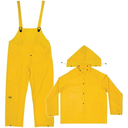Image of CLC Custom Leathercraft Rain Wear R110X .20 MM Yellow 3-Piece Rain Suit XL