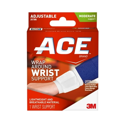 ACE Wrap Around Wrist Support, One Size Adjustable