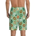 thumbnail image 3 of Easygdp Christmas Donuts Men's Short Pajama Pants, Sleep Shorts, Household Pants, Casual Pants with Pockets - 3X-Large, 3 of 9