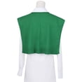 thumbnail image 3 of INSPIRE CHIC Women's Stripes Sweater Shawl Wraps Knitted Knotted Multicolor Fashion Casual Scarf for Travel Office One Size Green, 3 of 6