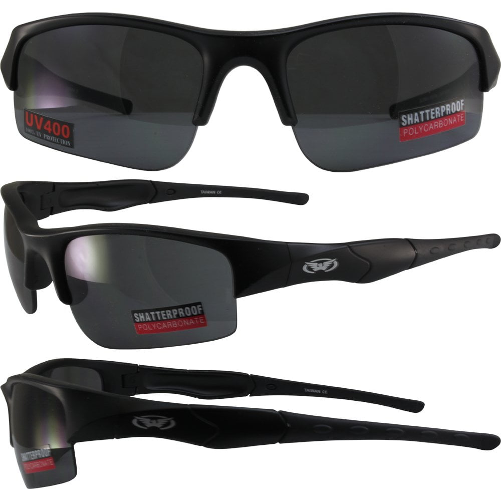 Global Vision Lightning Safety Glasses Firm Metal Frame with Smoke Lens