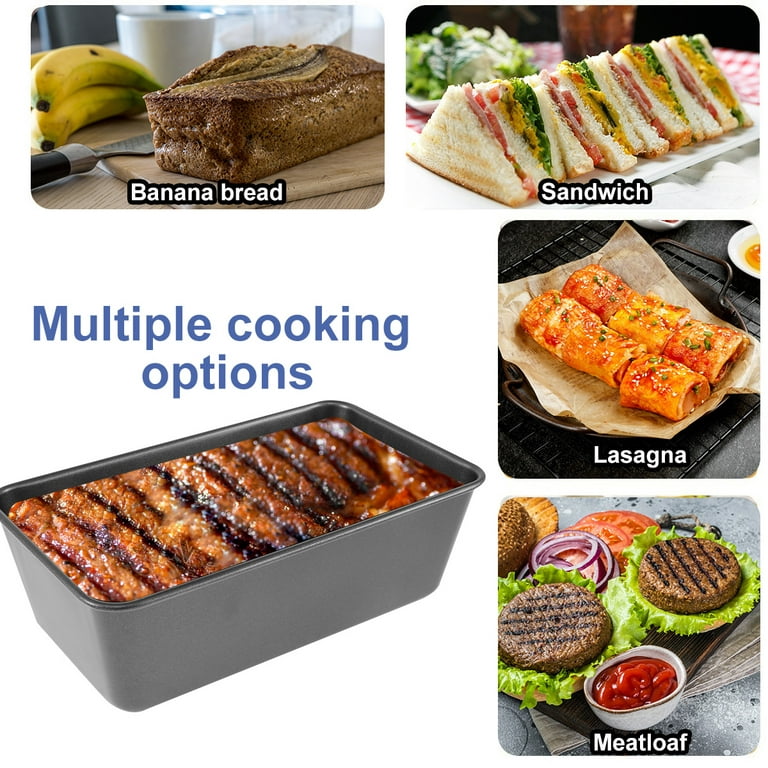 Perfect Meatloaf Pan Set with Non Stick Removable Aerated Tray