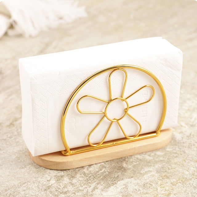 Servilletero Metálico Moderno para Mesas y Encimeras de Cocina | Servilletero de Hierro para Cóctel, Ideal para Interiores y Exteriores | Negro | 15,5 X 10 X 6,7 Cm