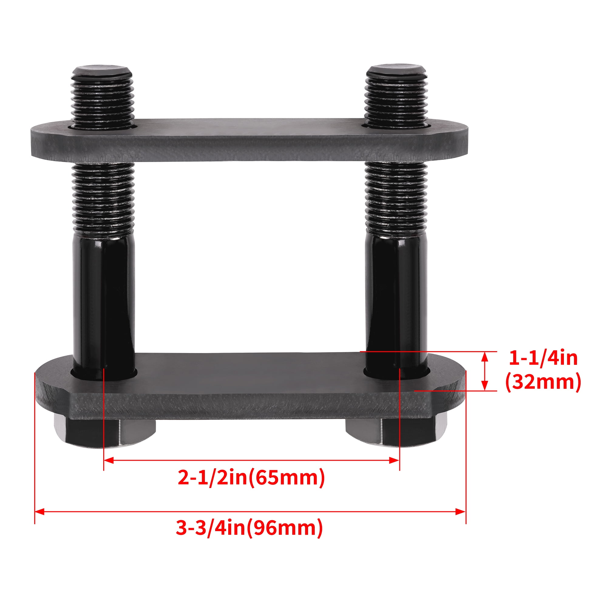 Kojem 3500lb Tandem Trailer Axle Suspension Kit Included Leaf Spring+Hanger Kit+Equalizer+Shackle Strap+U-Bolt