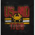 thumbnail image 2 of Maryland Vintage MD Flag Colors Crab Men's Graphic T Shirt Tees Brisco Brands S, 2 of 4