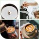 thumbnail image 5 of 200 filtros de café de percolador, desechables, de papel, sin blanquear, planos, redondos, de malla blanca, con orificio., 5 of 9
