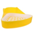 thumbnail image 2 of Miangastore Triangular Rabbit Litter Box Mini Plastic Small Animals Potty Corner Toilet, 2 of 8