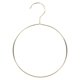 thumbnail image 1 of Stainless Steel Round Tie, Scarf & Belt Hanger – Elegant, Non Scratch Closet Organizer – Gold Finish, 1 of 3