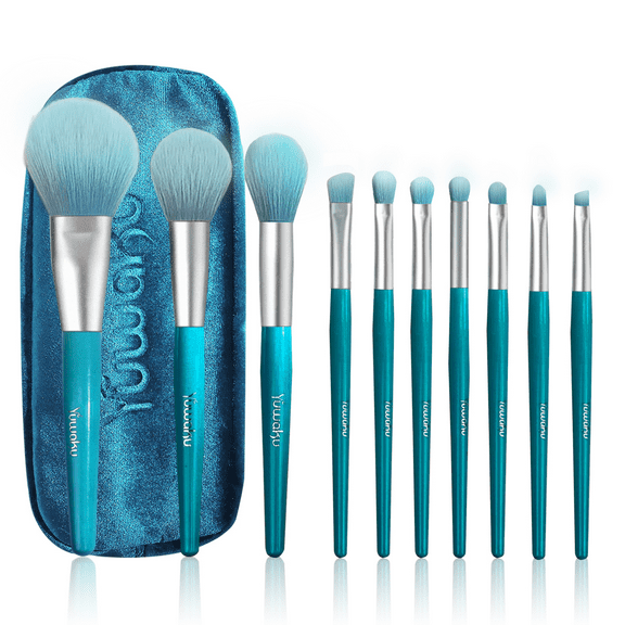 10PCS Professional Makeup Brushes Set for Face Powder, Foundation, Eyeshadow and Blush