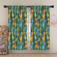 thumbnail image 5 of Blackout Kids Curtains,Green Cartoon Dinosaurs Jungle Pattern Childrens Insulated Curtains Set Of 2,Bedroom Essentials,Toddler Room Decor 52"x63", 5 of 5