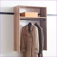 thumbnail image 4 of Wall Mounted Closet System, Modern Oak | 5-Modular Units | Melamine & Wood | Oak | Wood, 4 of 8