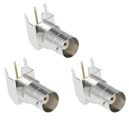 3PCS Welding BNC Female Right Angle Adapter PCB Panel Mount Coaxial RF Connector price history on PriceWatchPro